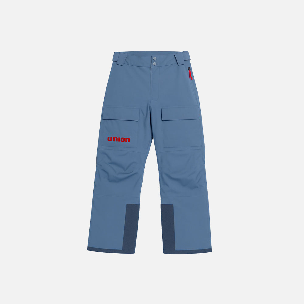 Union Technical Shell Pants – front view in blue